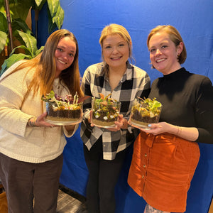 Fall Plant & Sip: Succulent Terrarium Workshop | The Gateway Diner, Albany NY