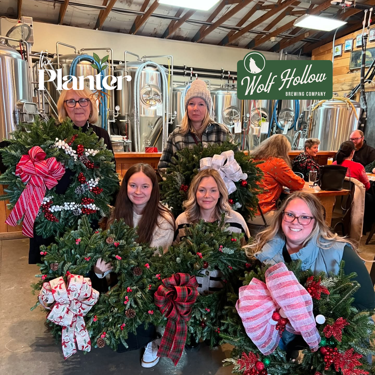 Holiday Wreath Decorating Workshop | Wolf Hollow Brewing, Schenectady NY