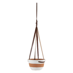 Gabe Hanging Terracotta Planter White