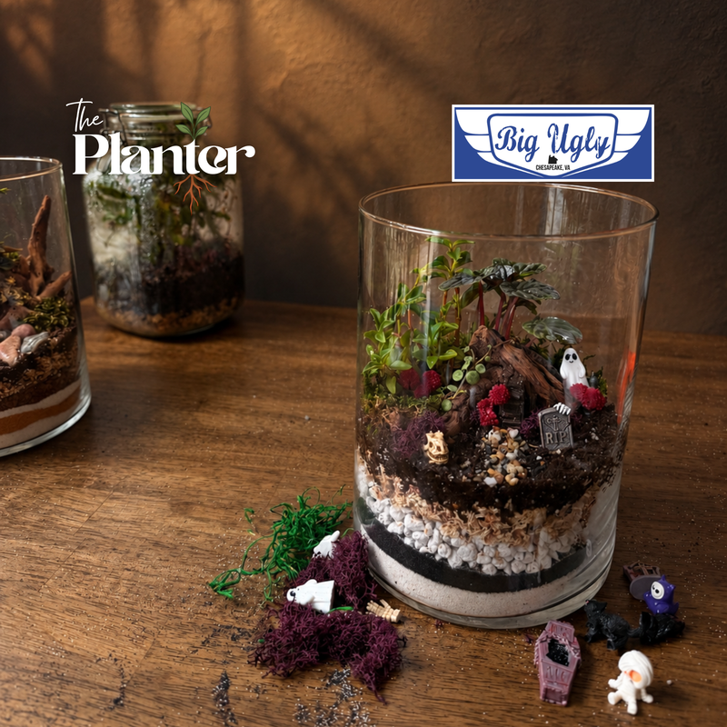 Twilight Tropicals: Spooky Terrarium Workshop | Big Ugly Brewing, Chesapeake VA